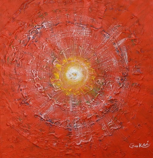 Meditation Painting - Mandala in Dew 2